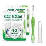 GUM Proxabrush Go-Betweens Tight Interdental Brushes, 10 Count (4 Pack)