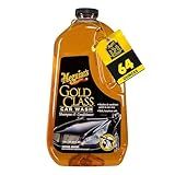 Meguiar's Gold Class Car Wash, Rich Foaming Car Soap for Bucket Wash or Foam Cannon Use, Safe on All Paints, Adds Glossy Shine, Gifts for Car Lovers or Car Guy Gifts for Men, 64 Oz