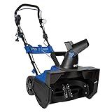 Snow Joe Corded Electric Snow Blower, 15-Amp Motor, 21" Clearing Path - Single-Stage Walk-Behind Thrower w/ 20 Feet Throwing Distance & LED Light for Driveways, Sidewalks, Walkways & Patios