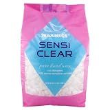 Waxness Sensi Clear Pure Hard Wax Beads 2.2 lb (1kg) – Rosin-Free Stripless Clear Hard Wax with Neuro-Active Comfort Complex for Face & Body – Made in Italy