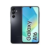 Samsung Galaxy A16 4G LTE (128GB + 4GB) International Model SM-A165F/DS Factory Unlocked, 6.7", Dual SIM, 50MP Triple Camera (Case Bundle), Black