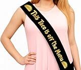 Sterling James Co. Bachelorette Party Sash for Bride - Bachelorette Party Sash for Her - Party Decorations, Supplies and Gifts