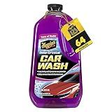 Meguiar's Deep Crystal Car Wash - Car Wash Shampoo that Cleans Paint, Enhances Gloss, and Preserves Wax Protection, pH Balanced Car Wash Soap with Excellent Foaming Action, 64 Oz