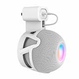 LeongLzt Ouligei Top-Notch Quality Homepod Mini Wall Mount Holder, Homepod Mini Plug Mount with in-Built Cable Management System, No Screws Needed - an Elegant Space Saving Accessory