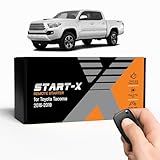 Start-X Remote Starter Kit for Toyota Tacoma (2016, 2017, 2018, 2019) Trucks | Push-to-Start Ignition | Plug N Play Install | Lock 3X to Remote Start | Zero Wire Splicing