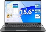 SGIN 15.6 Inch Laptops, 8GB DDR3 512GB SSD Windows 11 Laptop Computer with I3 Processor, HD Display, 52Wh Battery, Wi-Fi 5, BT4.2, HDMI, USB3.2, Type-C, for Business and Students