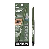 Revlon ColorStay Pencil Waterproof Eyeliner, Smudge-Proof, Eye Makeup with Built-In Sharpener, 206 Jade, 0.01 oz