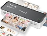 Bonsaii 9 Inch Laminator Machine with 50 Laminating Sheets, Jam-Free Tech