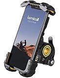 Lamicall Bike Phone Holder, Motorcycle Phone Holder – 360° Handlebar Mount with Rotation for iPhone 17 16 15 14 13 12 Pro Max Plus Mini XS XR X 8, Samsung, Huawei, 4.7-6.8 Inch Smartphones – Yellow