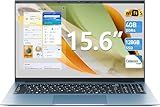 SGIN Laptop Computer 15.6 Inch, Windows 11 Laptops with 4GB RAM 128GB SSD, Celeron N4000 Processor Notebook, BT4.2.0, HDMI, 7000mah, WiFi, UHD Graphics 600, Type-C, 2.4/5G WiFi