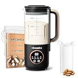 8 in 1 Automatic Nut Milk Maker, 35 oz(1000ml) Homemade Oat, Soy, Plant-Based and Dairy Free Beverages, Almond Milk Maker with Delay Start/Keep Warm/Boil Water, Soy Milk Maker with Nut Milk Bag