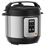 Sweetcrispy 16-in-1 Electric Pressure Cooker 8QT, 12-Preset Multi Cookers with Ceramic Pot, Slow Cook Rice Steamer Sauté Soup Yogurt Maker and More, Recipe Book