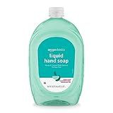 Amazon Basics Liquid Hand Soap Refill, Mango and Coconut Water Scent, Triclosan-Free, Dermatologist Tested, pH Balanced, Paraben-Free, 50 Fl Oz (Pack of 1) (Previously Solimo)
