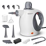 Multi-Surface Handheld Pressurized Steam Cleaner with 13 PCS Accessory ，Portable Steamer for Cleaning, Multipurpose Steam Cleaner for Home/Car/Bathroom/Grease/Upholstery/Floor/Grout and More (White)