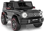 Mercedes-Benz G63 Kids Ride On Car, 12V Toddler Electric Car with Remote