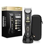 Men's Beard Trimmer - All-in-One Trimmer with Precision Dial - Premium Facial Hair Groomer - Adjustable 20 Length Setting, USB Recharge Dock, Cordless Waterproof Wet/Dry Clipper
