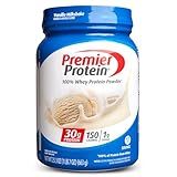 Premier Protein Powder, Vanilla Milkshake, 30g Protein, 1g Sugar, 100% Whey Protein, Keto Friendly, No Soy, Gluten Free, 23.3 oz (17 Servings)