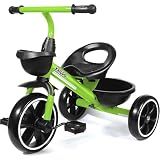 KRIDDO Tricycles Age 24 Month to 4 Years, Toddler Kids Trike for 2.5 to 5 Year Old, Gift for 2-4 Year Olds , Green