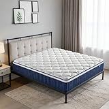 Seborx Queen Size 12 Inch Hybrid Mattress in a Box, Memory Foam & Pocket Springs for Pressure Relief & Motion Isolation, Medium Firm, 101 Nights Trial, CertiPUR-US Certified