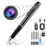 GNLHZO 1080P Mini Pen with Video- One Button Surveillance, 64GB Nany Camera Invisible Body Cam, Taking Photo Ideal for Home Security