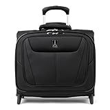 Travelpro Maxlite 5 Softside Lightweight Rolling Underseat Tote Upright 2 Wheel Bag, Men and Women, 14-Inch — Black