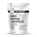 It's Just! - 100% Whey Protein Concentrate, GLP-1 Friendly, Made in USA, No RBST/rBGH Hormones, Premium WPC-80, No Added Flavors or Artificial Sweeteners (1.25 Pound, Unflavored)