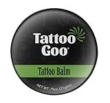 Tattoo Goo Tattoo Aftercare Balm, 0.75 oz (Travel Size), Natural Olive Oil & Beeswax, Supports Vibrant Color, Hydrates Fresh Ink, Moisturizing & Lightweight, No Petroleum, Mild Scent