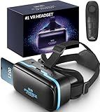 FEEBZ 3D VR Headset for Kids 2.0 + Android Remote - for iPhone & Android Phones | with 3D VR Videos & Apps Links | Virtual Reality Goggles Set for Beginners