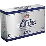 American Razor Blades by The Shave Factory - Super Sharp Double Edge Razor Blades, Japanese Steel, New Value Pack (200)