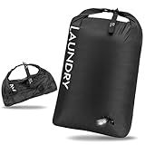 CANBOX Compression Laundry Bag for Travel, Dirty Clothes Travel Laundry Bags, Waterproof Space-Saving Wet Clothes Storage Organizer, Smell Proof Laundry Bag Camping, Clothing, Swimming, Yoga, Gym