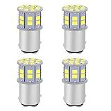 LEDYOTRY 1157 LED Bulb White, Super Bright 2057 2357 7528 BAY15D LED Bulbs for Backup Reverse Lights, Brake Tail Lights, Parking Daytime Running Lights (Pack of 4)