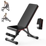 Aidoly Adjustable Weight Bench 795 lbs, Foldable Incline Bench Press