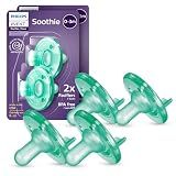 Philips Avent Soothie Baby Pacifier for 0-3 Months, BPA-Free, 4-Pack, Green