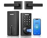 Philips WiFi Keypad Deadbolt with Handle, Built-in WiFi, APP Remote Control