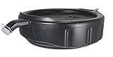 Elite Tool Center 15 Quart Large Heavy Duty Oil Fluid Drain Pan Container, Easy Pouring Design