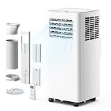 EUHOMY 8000 Btu Portable Air Conditioners, 3 in 1 Portable AC with Cool, Dry, Fan Modes, Quiet Air Conditioners with 24H Timer & Sleep Modes, with Remote, for Bedroom, Apartments up to 350 Sq.Ft