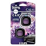 Febreze Car Vent Clip, Downy Calm Scent, 2 Count, 0.13 oz Total