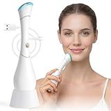 HAMINOS 4-in-1 Facial Massager Wand with Heat, Vibration & Red/Blue Light, Ionic (Galvanic) Skincare Absorption, Helps Reduce the Look of Puffiness and Revive Tired-Looking Skin