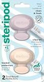 Steripod Clip-On Toothbrush Protector, Pink/Blue, 2 Count