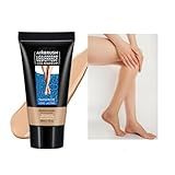 3 Colors Body Bronzers Waterproof No Transfer Flawless Looking Leg Makeup Light Leg and Body Scar Cover up Makeup/Tattoo Cover Up (30ML,02 Medium Golw）