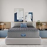 Beautyrest Days End Plush Pillow Top 14.75" Mattress - Queen - Cooling Tech, Supportive Durable Pocketed Coils, Pressure Relief, Motion Separation; 100 Night Sleep Trial and 10 Year Warranty