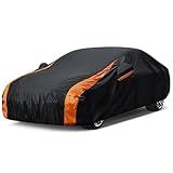 DYTARGET in Full Exterior Sedan Waterproof Car Cover All Weather, Waterproof, UV Resistant, Dustproof and Snowproof Fit Toyota Corolla/Prius, Honda Civic, Kia Forte, Nissan Sentra,Audi A3 etc.Size A3