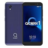 Alcatel 1 (16GB) 5.0" Full View Display, Removable Battery, FM Radio, Dual SIM GSM Unlocked US & Global 4G LTE International Version 5033E (Bluish Black)