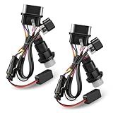 810003 Projector Headlights Conversion Adapter Wire Harness Compatible with Dodge Ram 1500 2500 3500 2013-2018, 2 Pcs