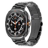 Band Compatible with Samsung Galaxy Watch Ultra 47mm(2025/2024),Metal Stainless Steel Bands Strap Men Women,NOT for Galaxy Watch 8 7 6 5 4 Band 40mm 44mm 45mm/Watch 8 6 4 Classic 42mm 46mm 43mm 47mm