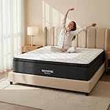 WUYOTRE Full Size Mattress in a Box, 10 Inch Memory Foam Hybrid Mattresses - Great Comfy for Combination Sleepers, Cooling Gel with Pocket Springs for Motion Isolation & Back Pain Relief, CertiPUR-US