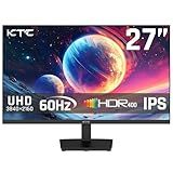 KTC 27 Inch 4K UHD(3840 * 2160) Computer Monitor - IPS Monitor, 60hz, HDR400, Anti-Blue Light Screen, DCI-P3 95% 125% sRGB, Support FreeSync and GSync, PC Monitor for Design, Work,Casual Gaming