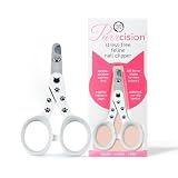 Necoichi Purrcision Feline Nail Clipper | Lever Principle Cat Nail Clipper | Butter-Smooth Cuts | Made in Japan, Seki Swordsmith Craftsman | Stainless Steel Cat Claw Trimmer for Indoor Cats (White)