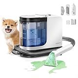 uwant Carpet Cleaner Machine 18Kpa Powerful Suction, Portable Carpet Cleaner for Pet Stains with Cleaning Tools&Solution Self-Cleaning Upholstery Cleaner for Car, Couch, Rug, Spot