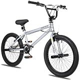 WEIZE Freestyle BMX Bike 20 inch Trick Bicycle for Kids Teenage Boys Girls